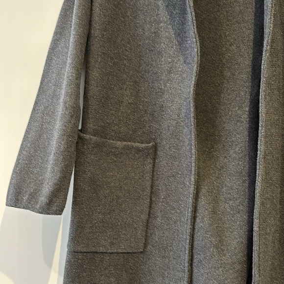 *SOLD* - VGUC - J Crew Factory Sweater Blazer - Charcoal, small - Picture 5 of 6